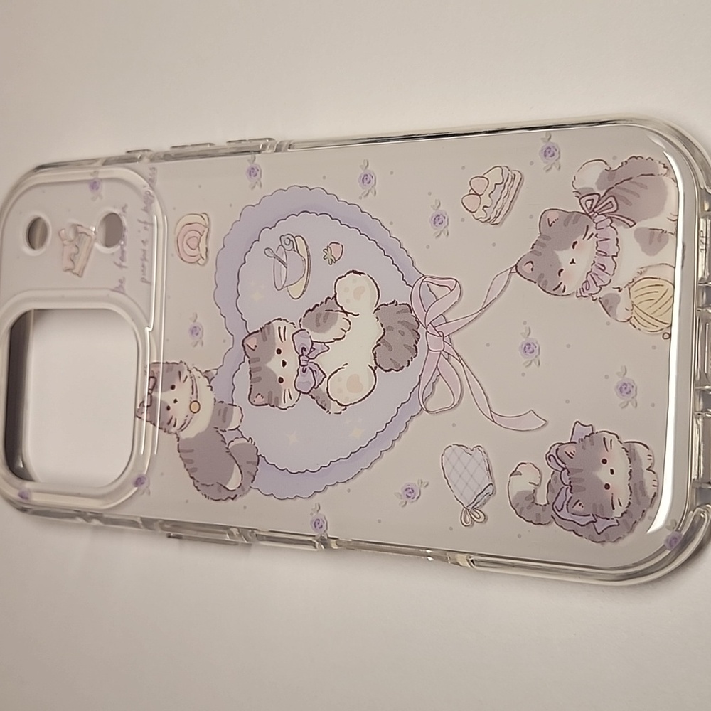 Brand new Apple IPhone 17 Pro Cute Cat Silicone Phone case